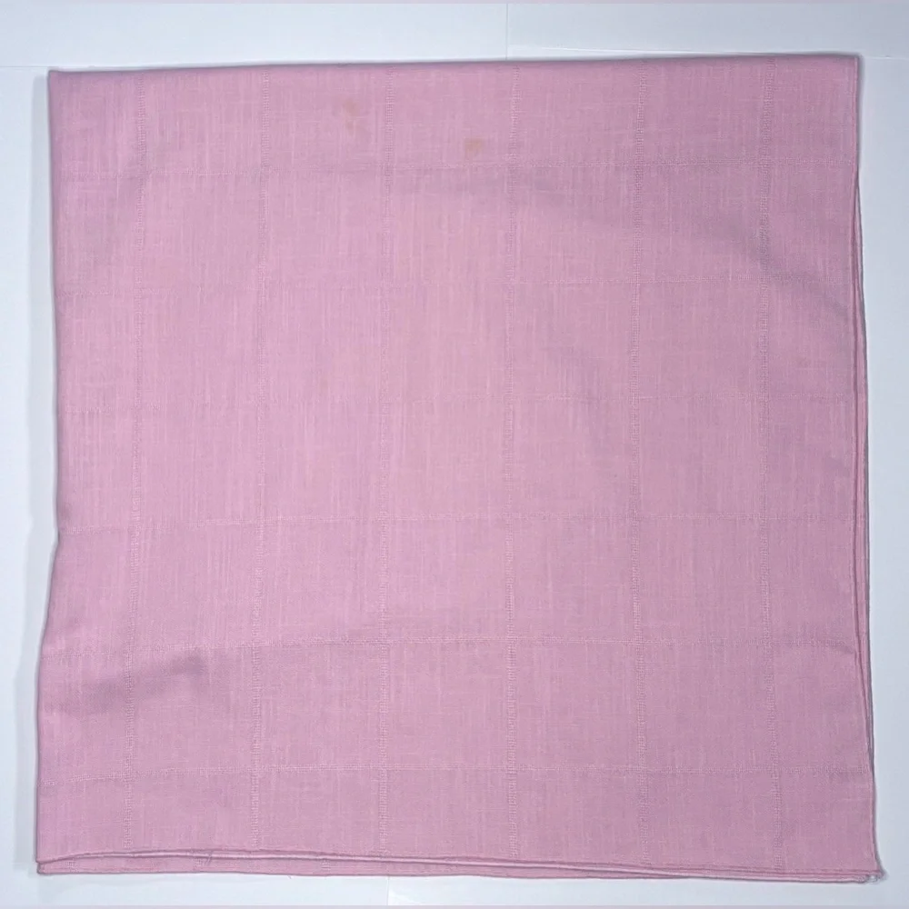 Vera Neumann Light Pink Pointelle Square Tablecloth Granny Cottage Core READ